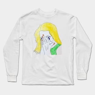 Crying Long Sleeve T-Shirt